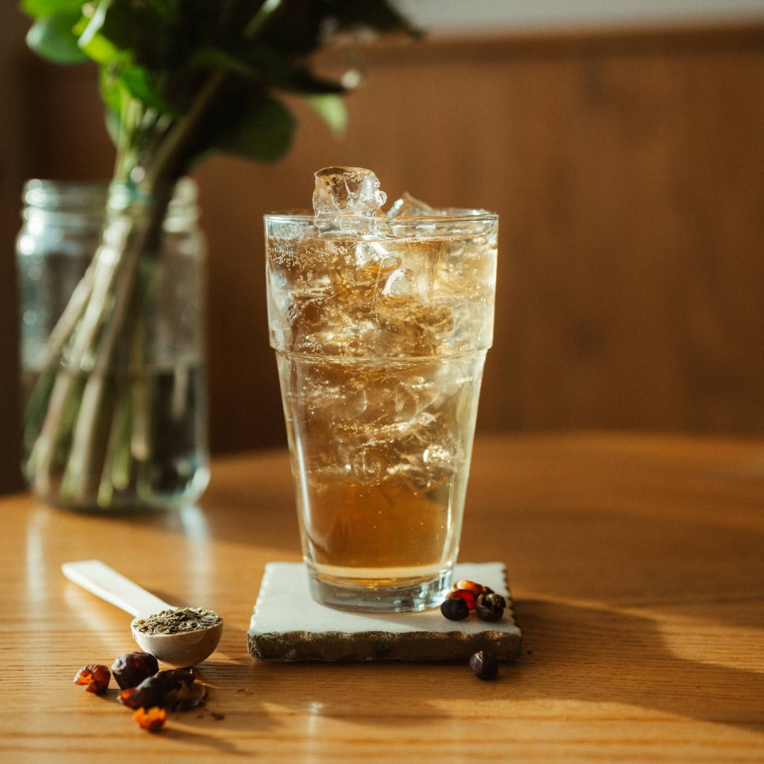 Cold Plunge Yerba Mate Energy Soda at Lavender Coffee Boutique in Denver Colorado