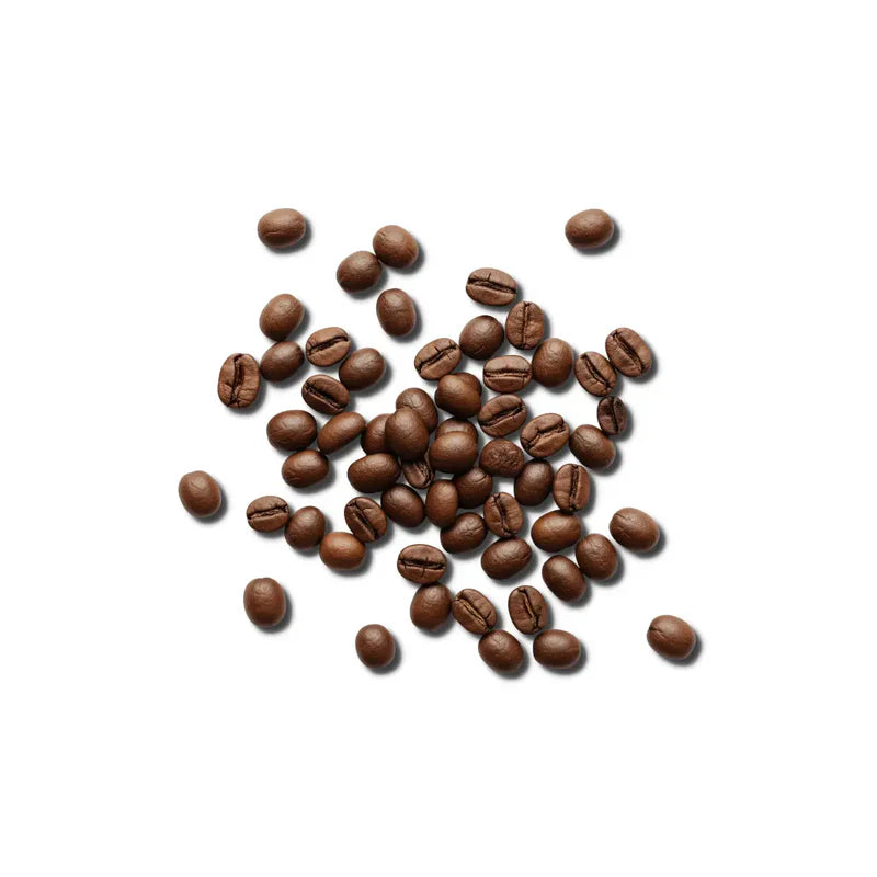 coffee beans on white background