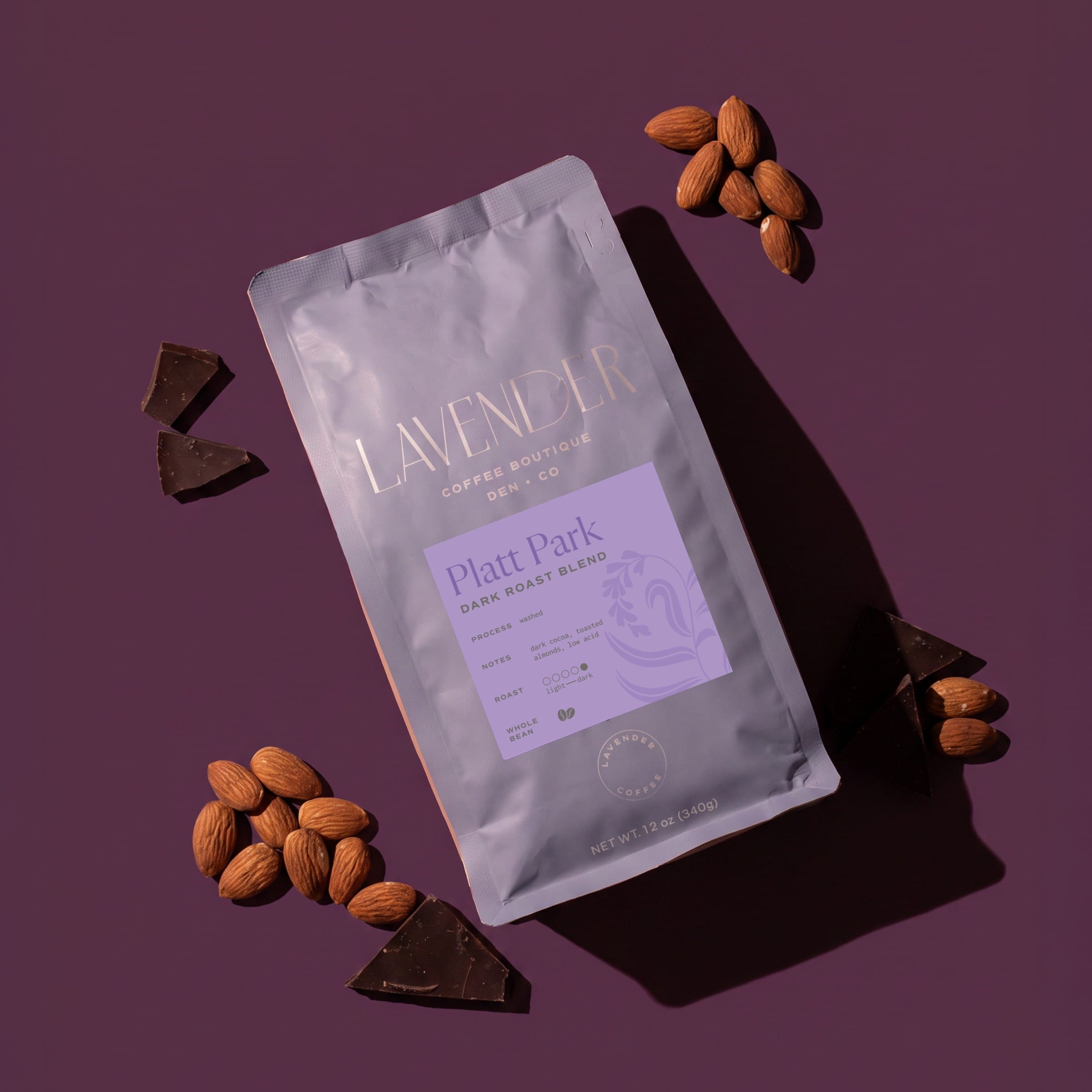 Platt Park Dark Roast Mold Tested Coffee by Lavender Coffee