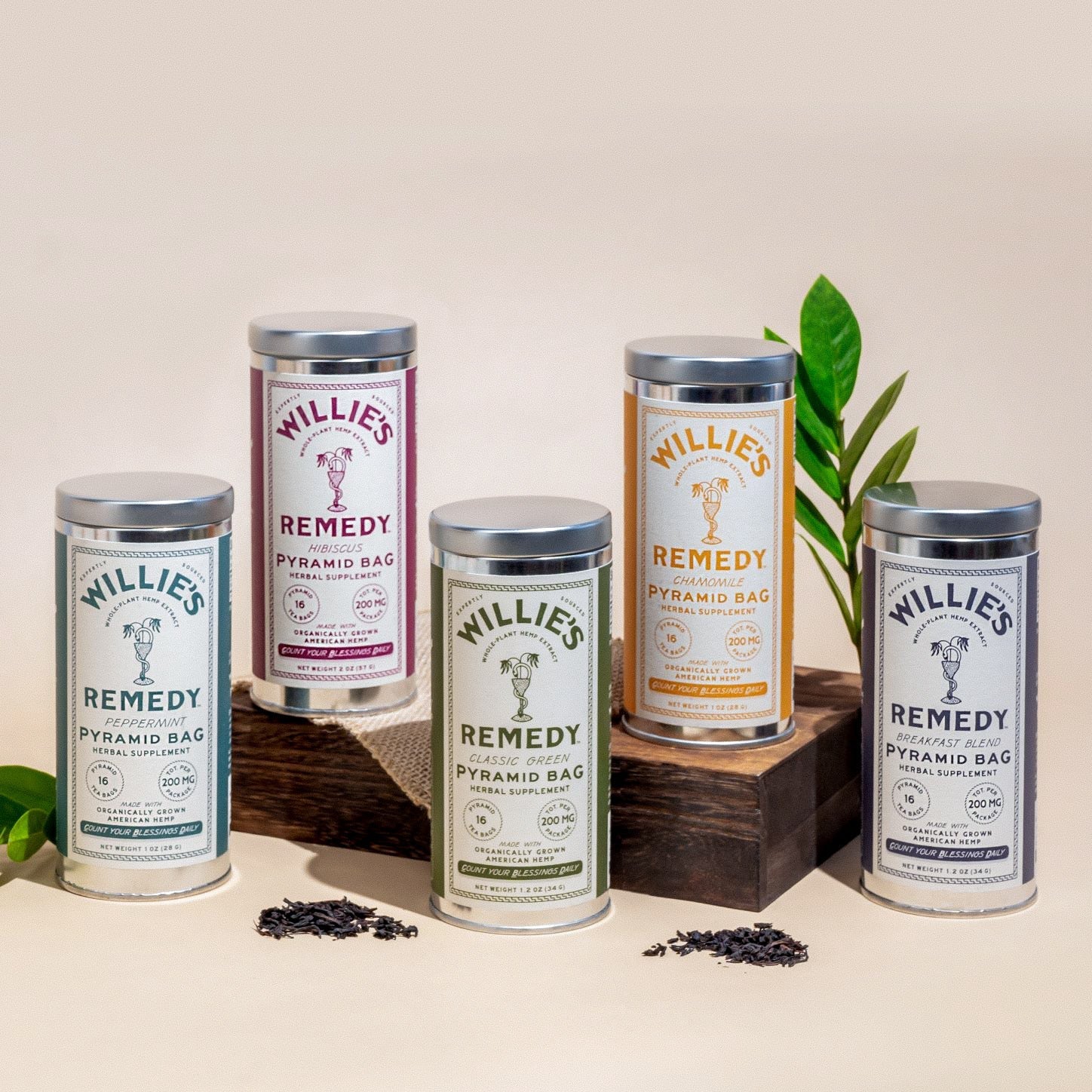 Now Offering Willie's Remedy Hemp Teas: Sourcing Premium Hemp for Wellness and Quality