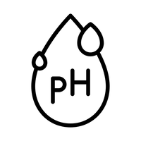Low acid coffee icon showing gentle, gut friendly benefits