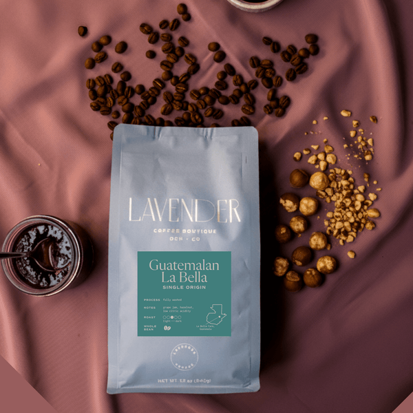 Lavender Coffee Single Origin La Bella Coffee from Guatemala